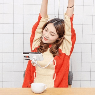 목에걸어 핸드폰거치대 목걸이 편리한 가전디지털 대추천 형 휴대폰 거치대